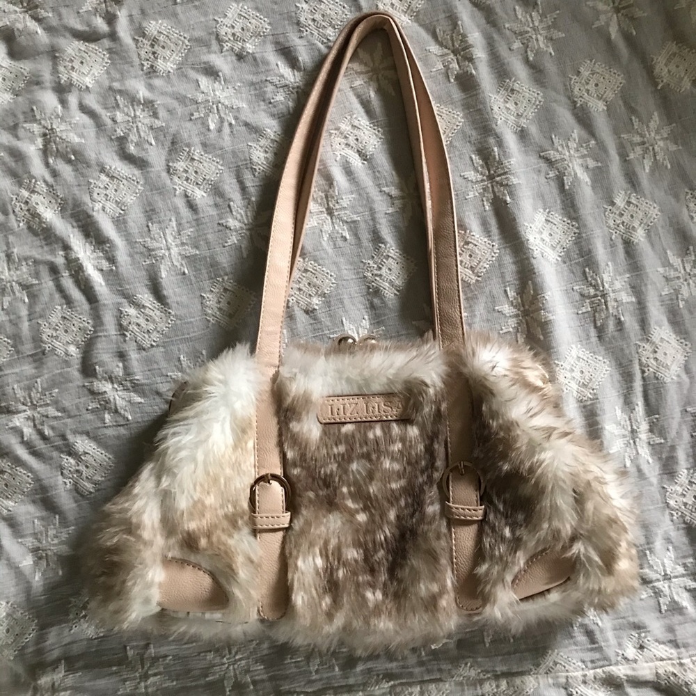 Japanese faux fur fawn purse - Liz Lisa